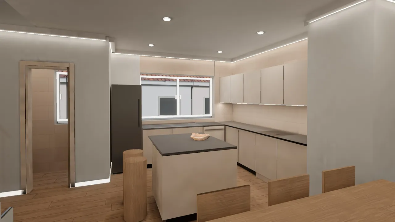 Cocina con isla
